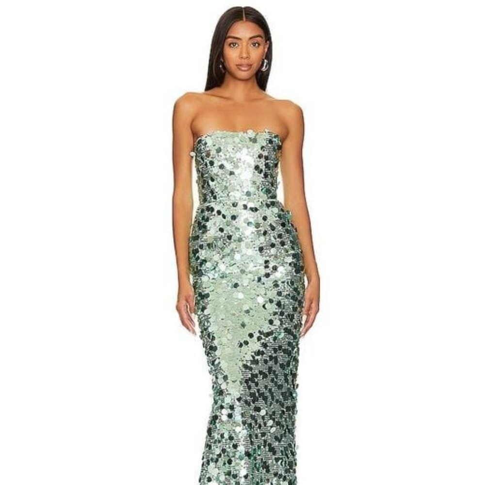 Farah Strapless Gown, Bronx and Banco, Size XS